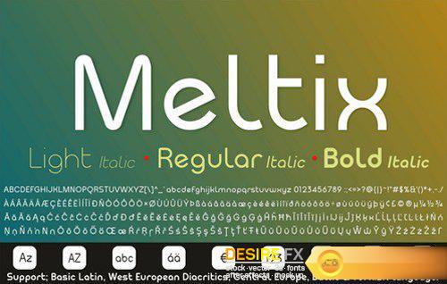 Meltix Bold font