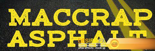 maccrap asphalt font