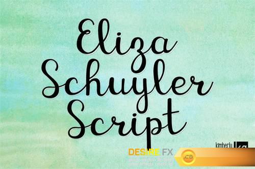 KG Eliza Schuyler Script Font