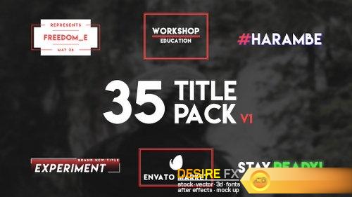 Videohive 35 Typography Title1