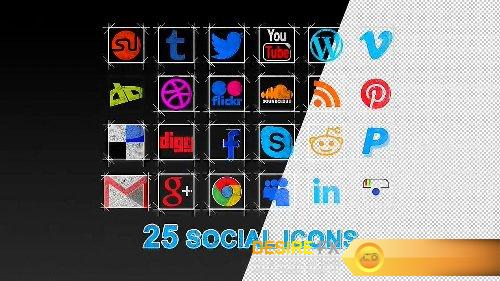 Videohive Social Media Icons - 30 Pack9