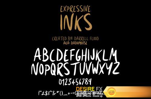 Expressive Inks font