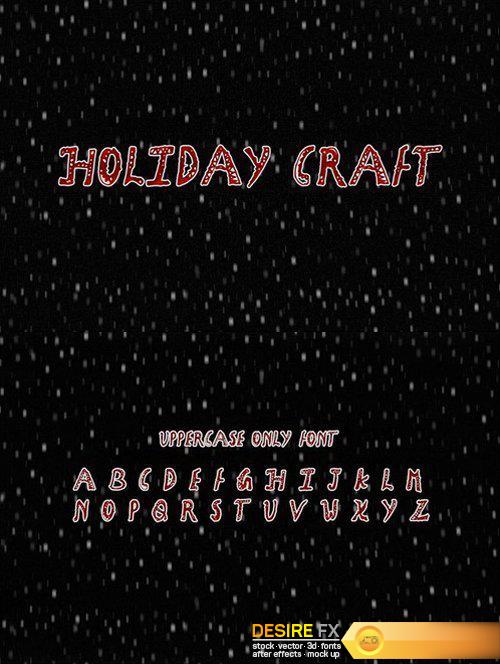 Holiday Craft font