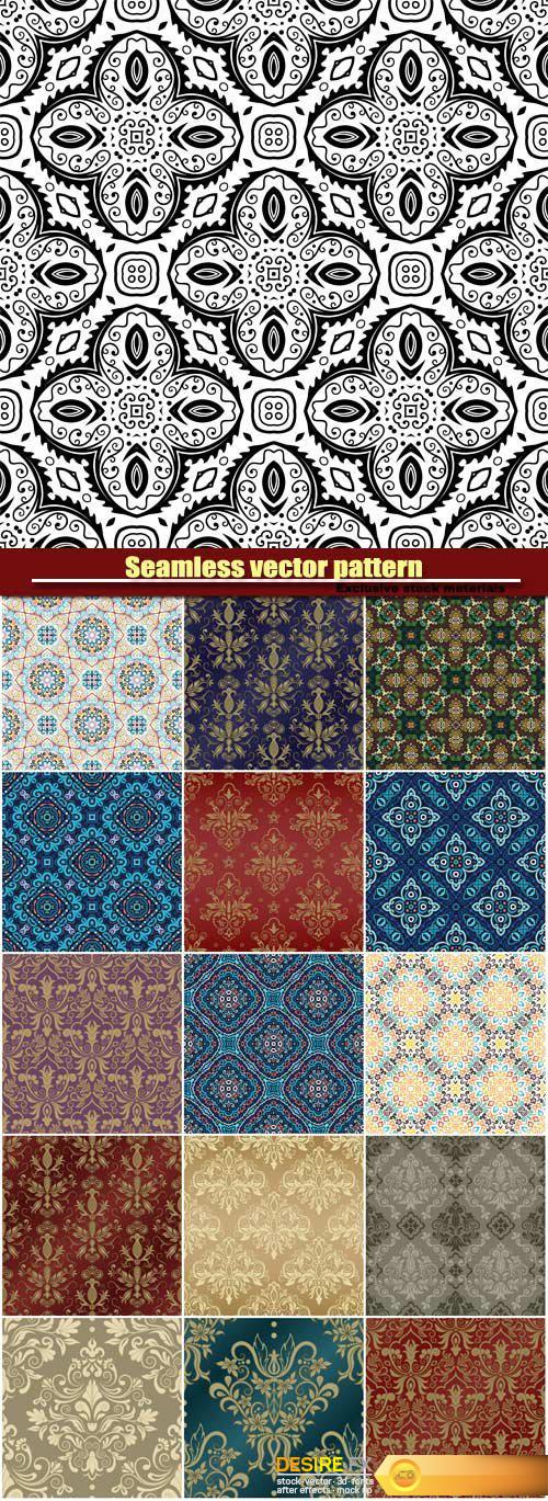 Seamless vector pattern, weave background