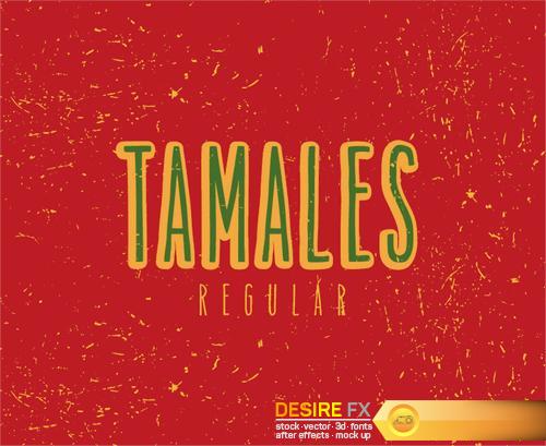 Tamales Regular font