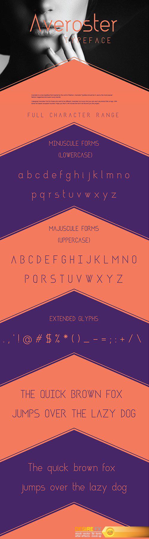 Averoster - Typeface