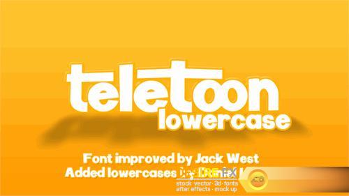 Teletoon Lowercase font