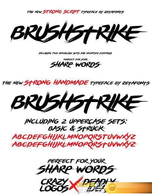 Brushstrike Font