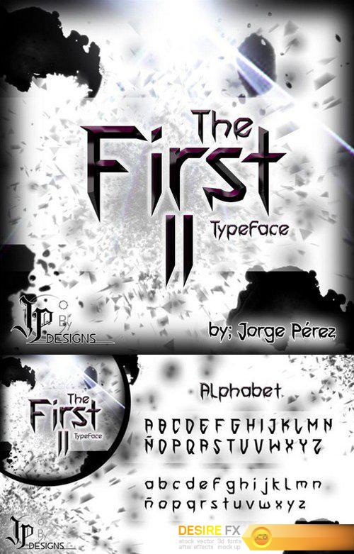 The First II font