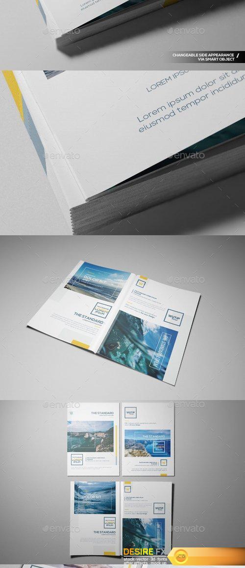 GraphicRiver - A4A5 Brochure-Booklet Mockups 16940324
