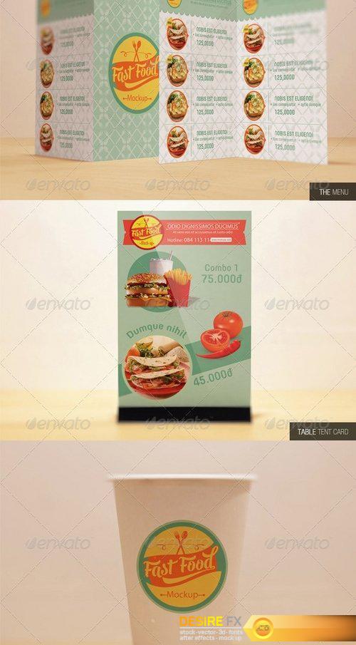 GraphicRiver - The Mockup Branding For Fast Food Outlets by 740848