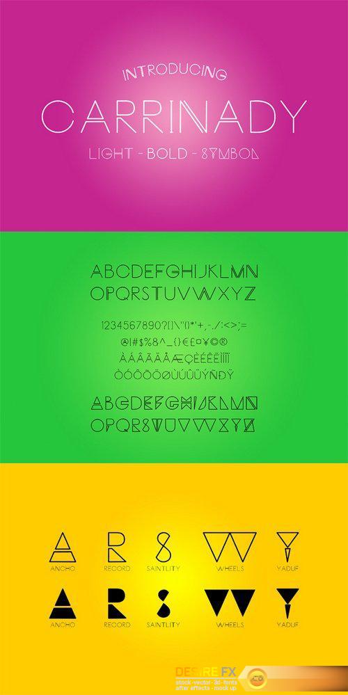 Carrinady Typeface
