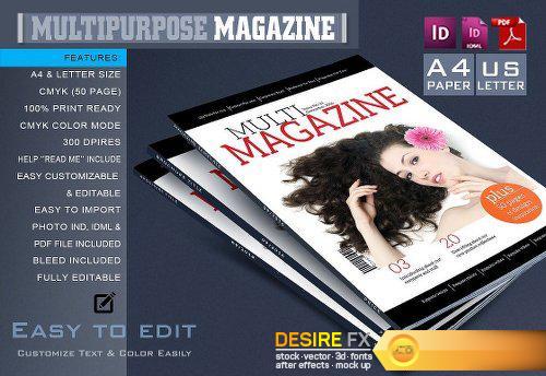 CreativeMarket Multipurpose Magazine Template 1161034