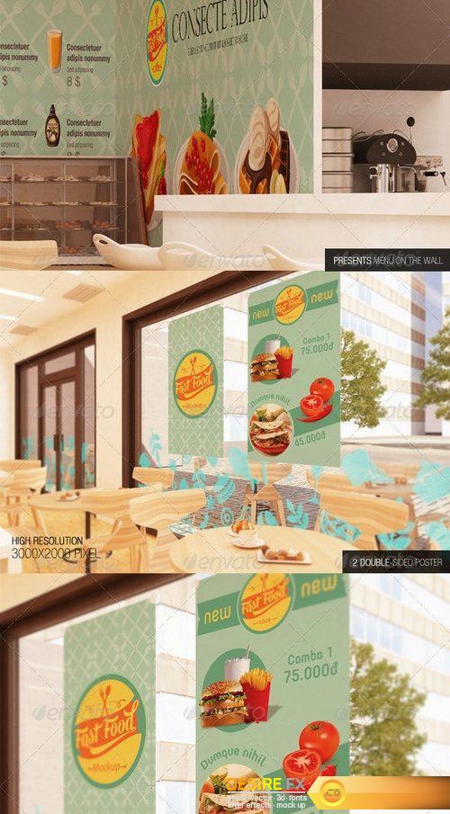 GraphicRiver - The Mockup Branding For Fast Food Outlets by 740848