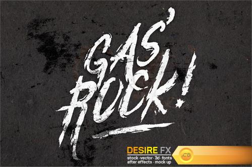 Gasrock font
