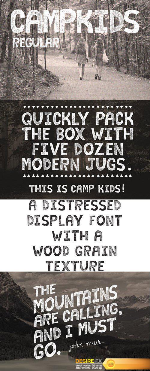 Camp Kids Font