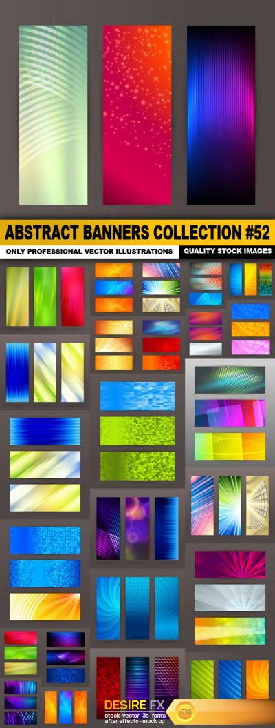 Abstract Banners Collection #52 - 25 Vectors