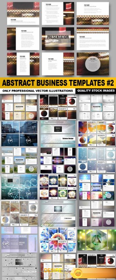 Abstract Business Templates #2 - 20 Vector