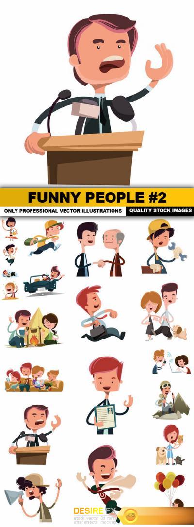 Funny People #2 - 20 Vector