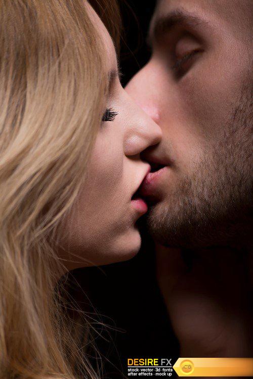 Couple and the foreplay Kiss 13X JPEG