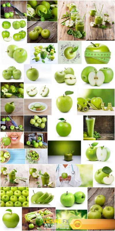 Fresh Green Apple - 41xUHQ JPEG Professional Stock Images