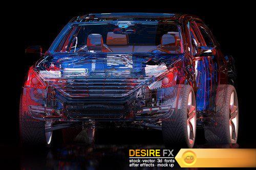 Transparent model cars 13X JPEG
