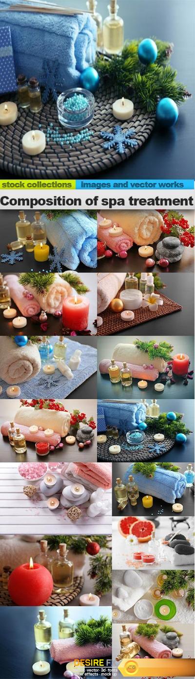 Composition of spa treatment, 15 x UHQ JPEG