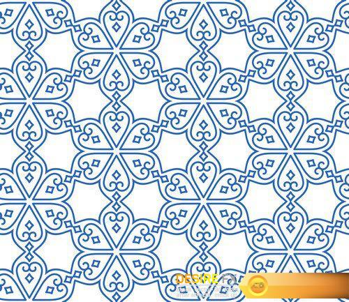 Indian seamless abstract pattern  12X EPS