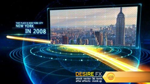 DesireFX Videohive Earth line And Postcard Opener1