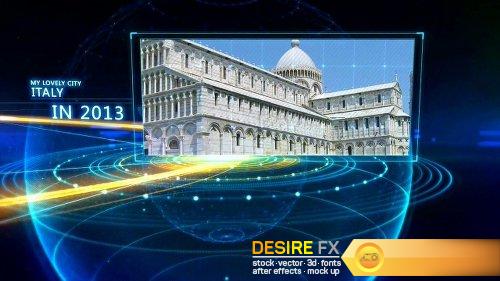 DesireFX Videohive Earth line And Postcard Opener6