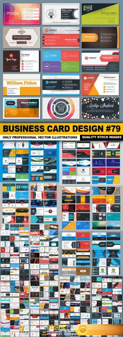 Business Card Design #79 - 22 Vector
