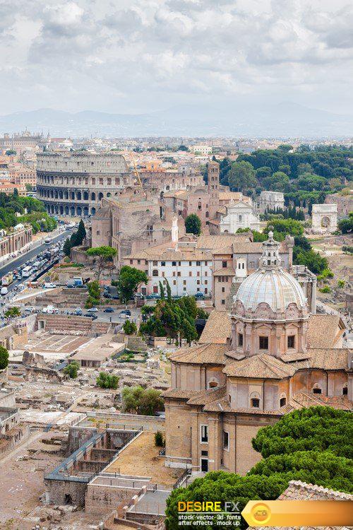 Rome cityscape  8X JPEG