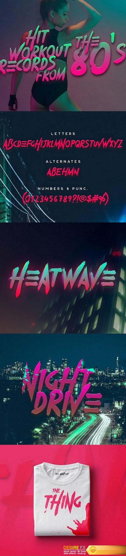 Heatwave - Brush Font 1321909