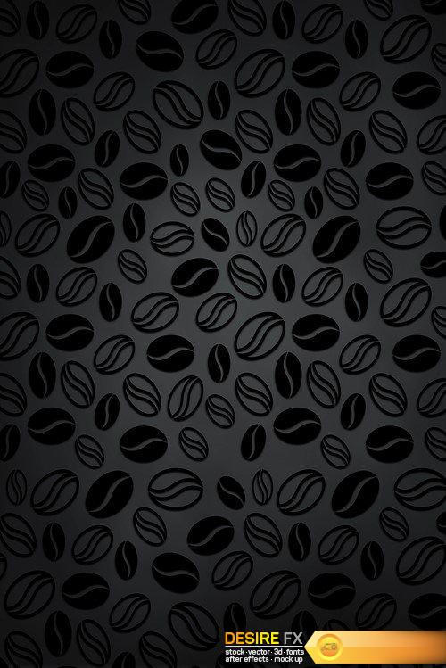 Coffee illustration abstract and background 18X JPEG