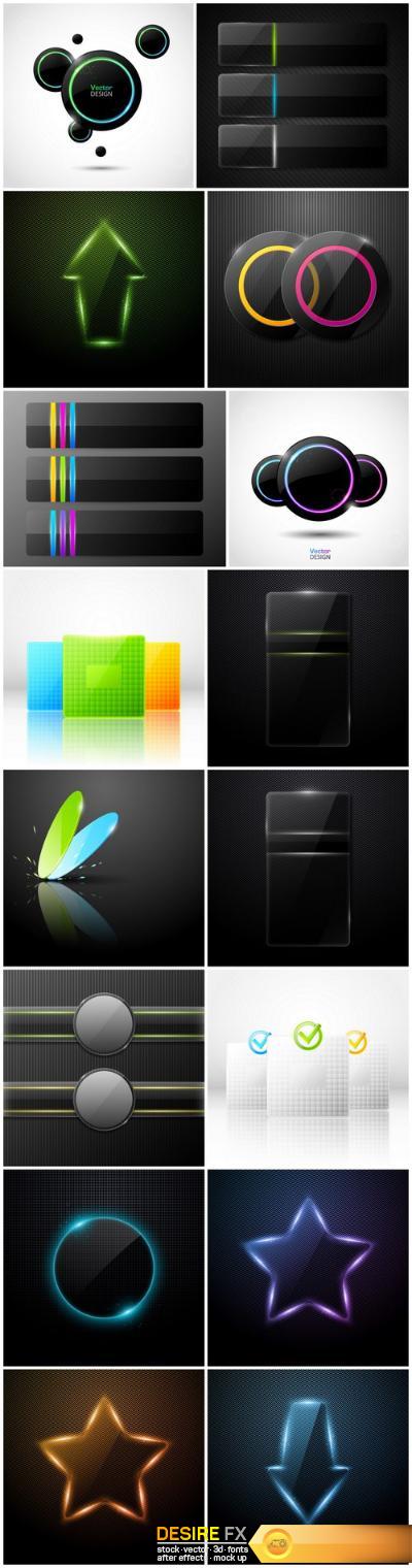 Vector elements of design - Set of 16xEPS Professional Vector Stock