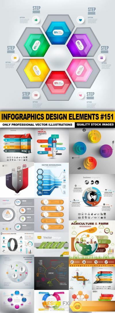 Infographics Design Elements #151 - 20 Vector