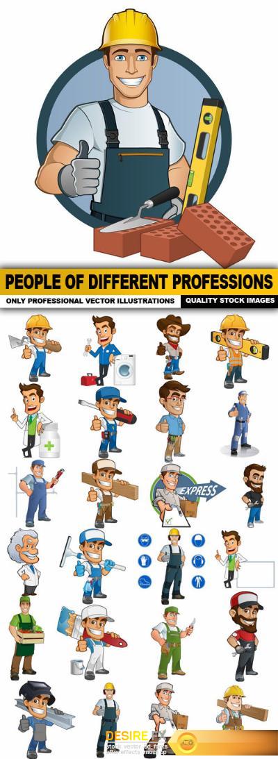 People Of Different Professions - 25 Vector