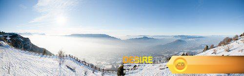 Beautiful Alps, winter mountain background 9X JPEG