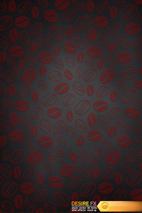 Coffee illustration abstract and background 18X JPEG