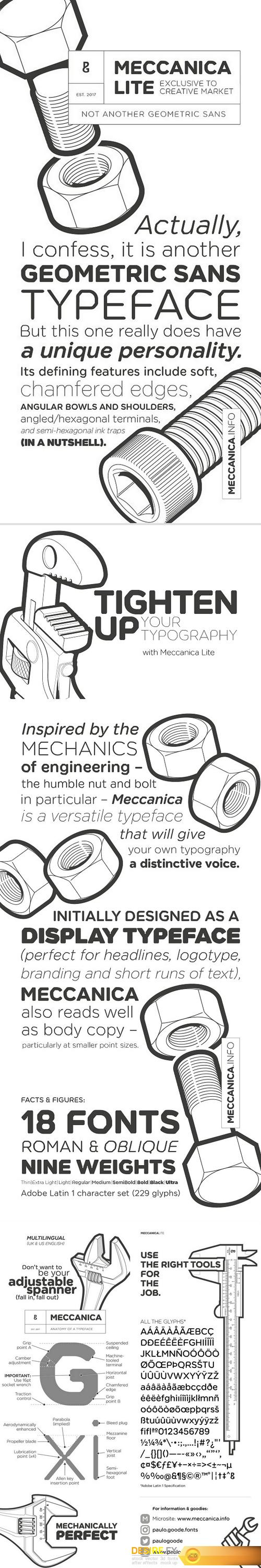 Meccanica-Lite-18-Font-Family