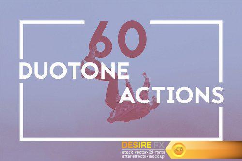 CreativeMarket 60 Duotone Actions 1138504