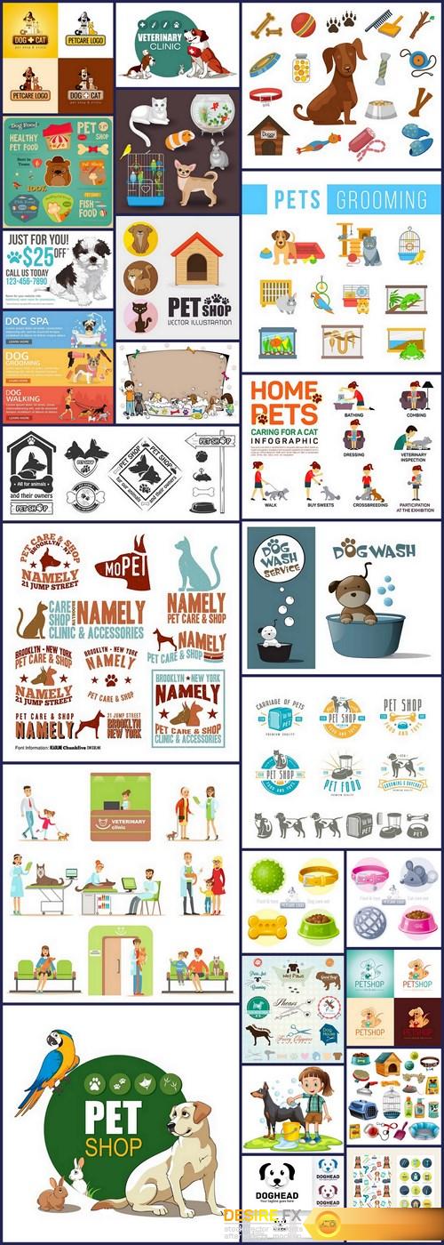 Pet Care Collection - 25 Vector
