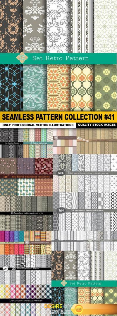 Seamless Pattern Collection #41 - 15 Vector