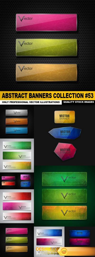 Abstract Banners Collection #53 - 10 Vectors