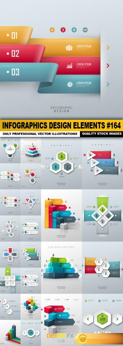 Infographics Design Elements #164 - 25 Vector