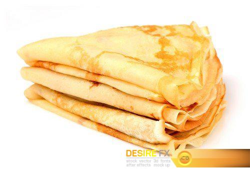 Thin pancakes folded stack 16X JPEG