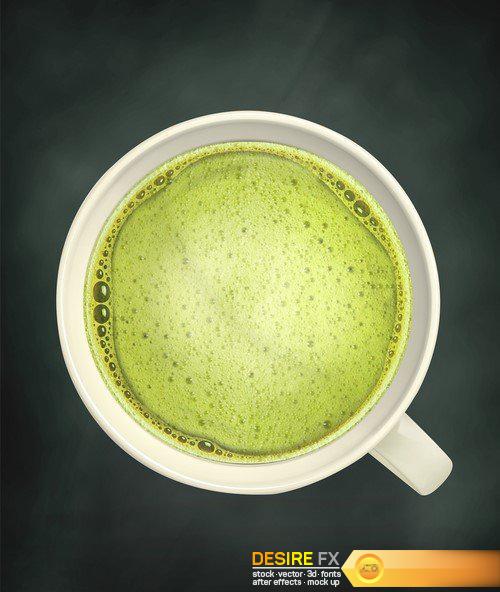 Green tea background 13X JPEG