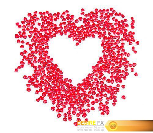 Heart Candy Valentine background 15X JPEG
