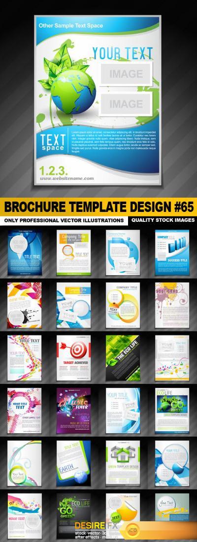 Brochure Template Design #65 - 25 Vector