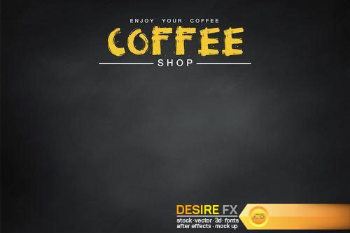 Coffee illustration abstract and background 18X JPEG